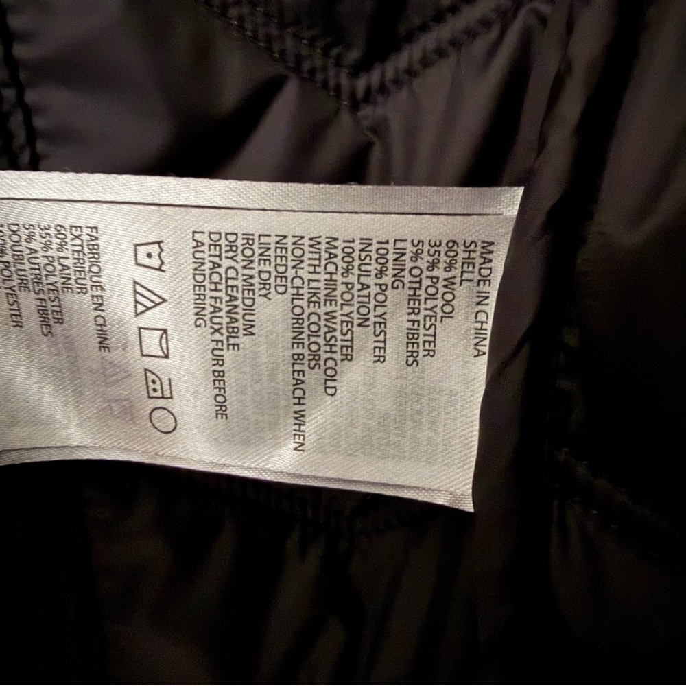 Prana Gray Quilted Hooded Vest with Faux Fur Trim - Picture 6 of 6